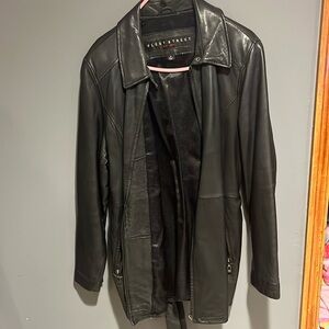 Fleet Street red label, vintage leather jacket size extra large